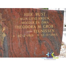 Grafstenen kerkhof Herwen Coll. HKR (93) Th.M.Grob-Teunissen